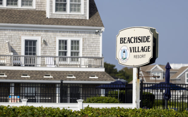 Resort Signage and building exterior and grounds.